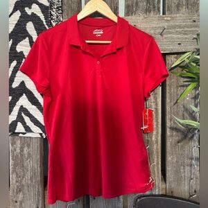 bcg NWT Women’s Red Short-Sleeve Polo